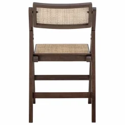 Chaise Loupe en cannage | Brun