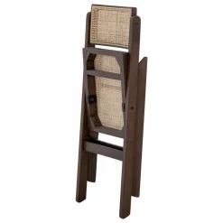 Chaise Loupe en cannage | Brun