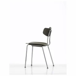 Chaise Moca - Piétement chromé - Jasper Morrison | Chêne Foncé