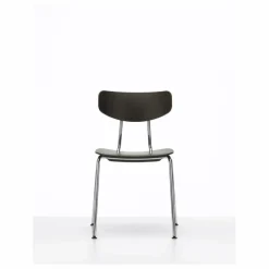 Chaise Moca - Piétement chromé - Jasper Morrison | Chêne Foncé