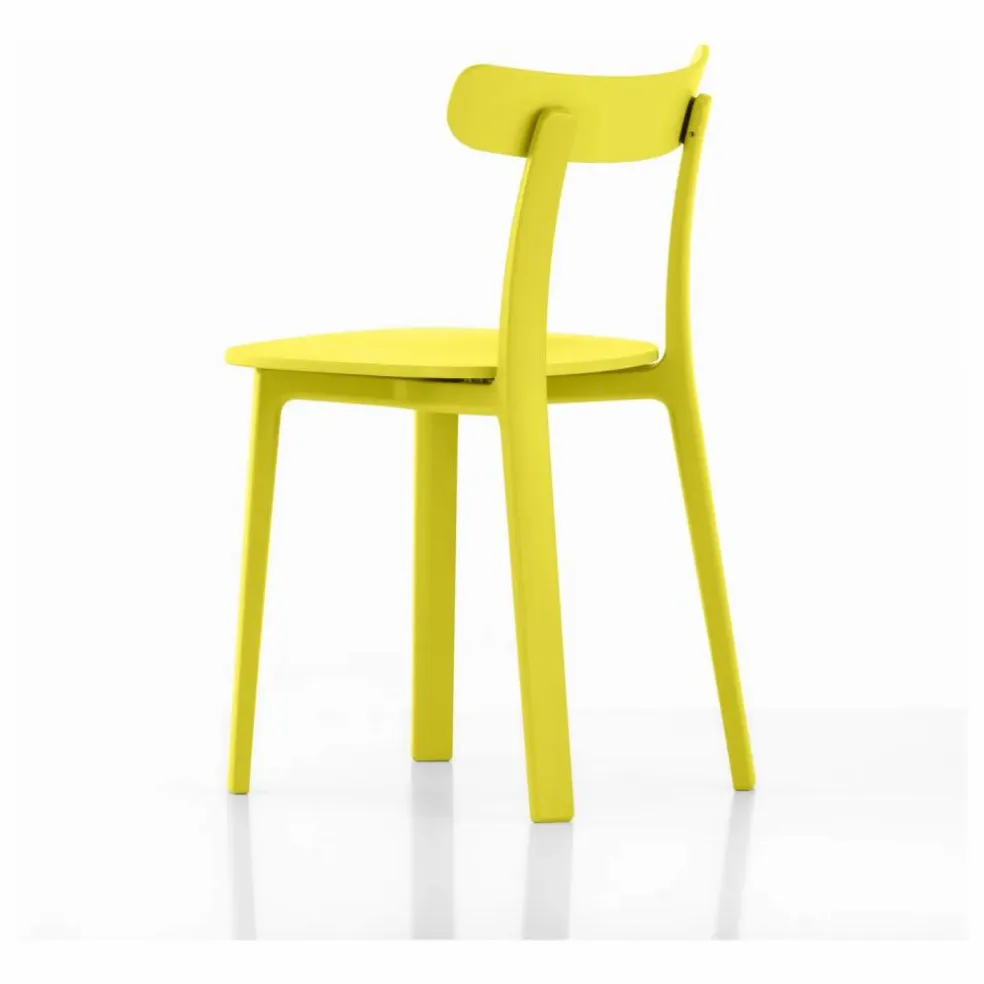 Chaise Morrisson All plastic | Bouton d'or