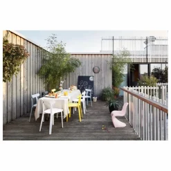 Chaise Morrisson All plastic | Gris bleuté