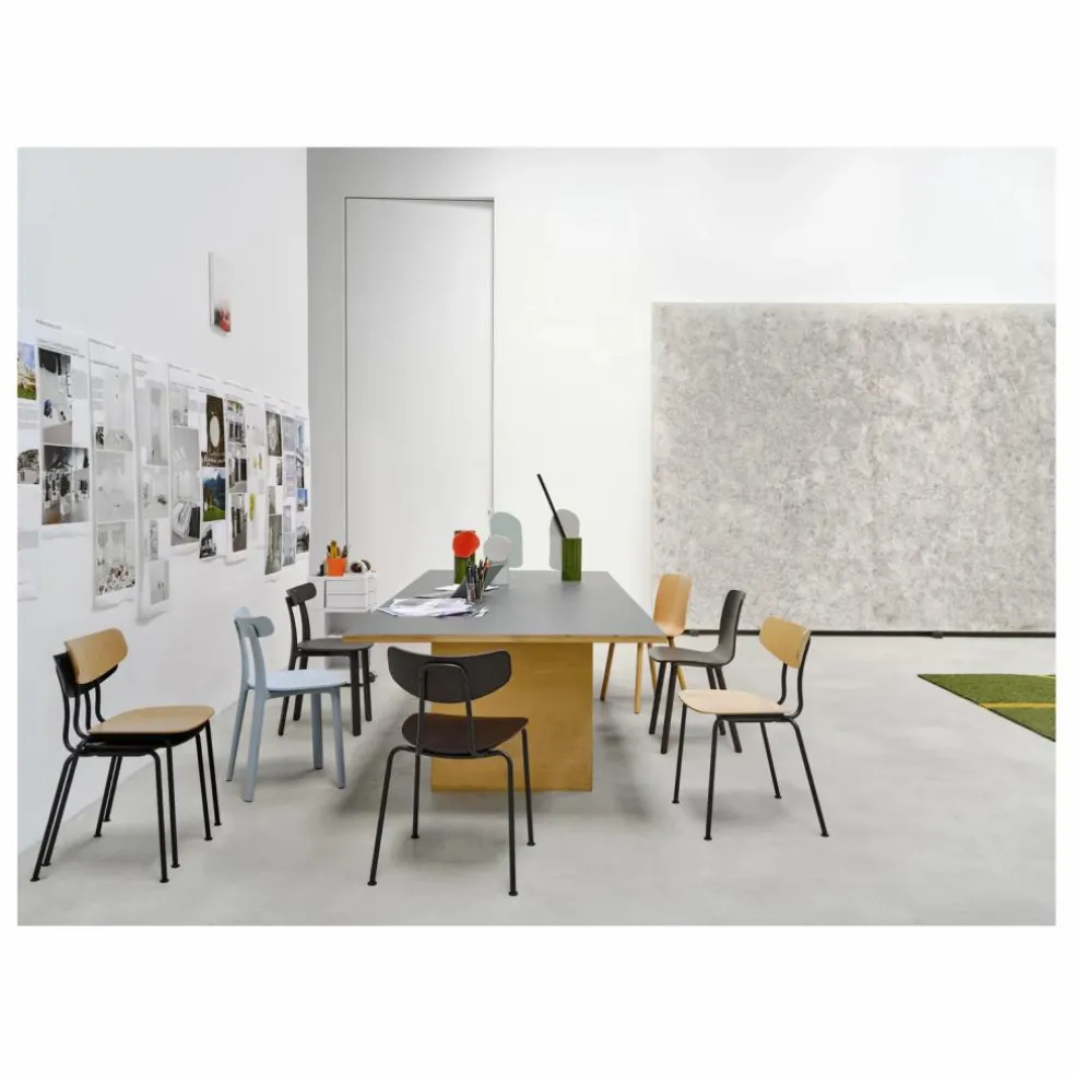 Chaise Morrisson All plastic | Gris bleuté