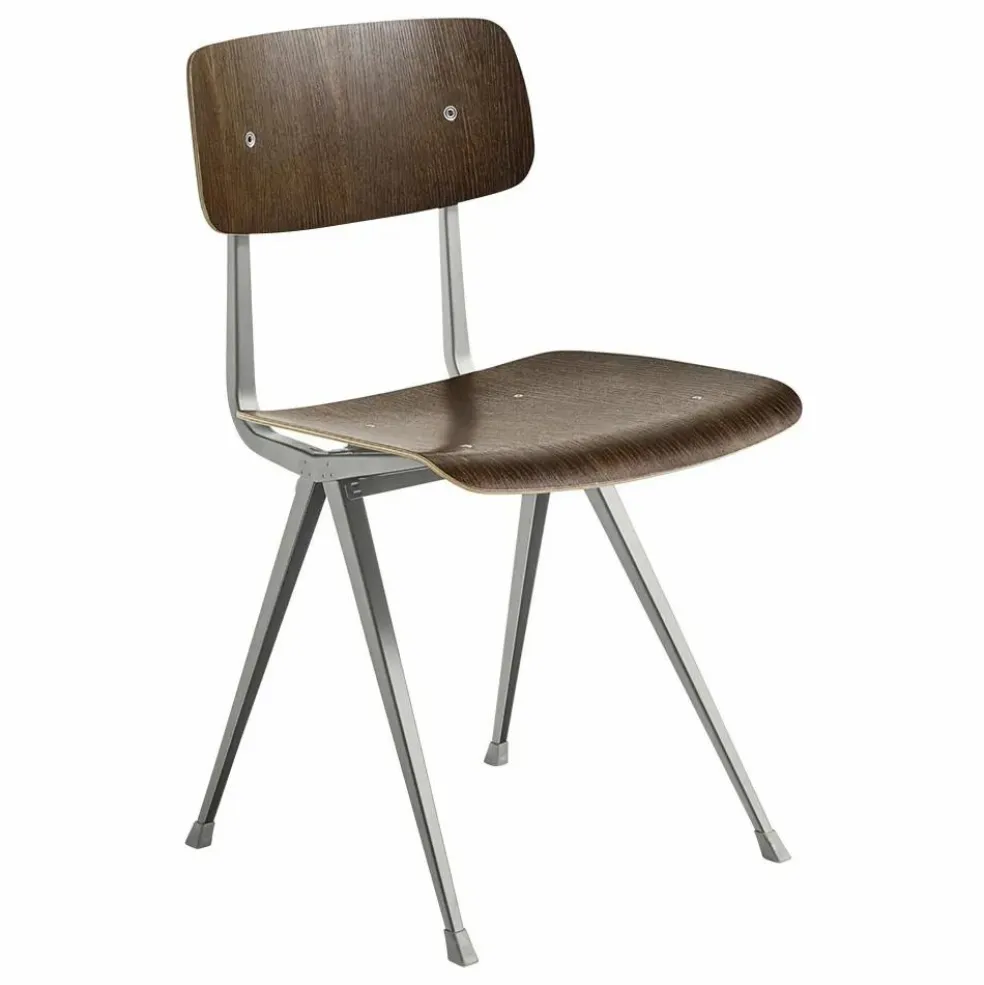Chaise Result en chêne fumé - Réedition Friso Kramer & Wim Rietveld | Beige