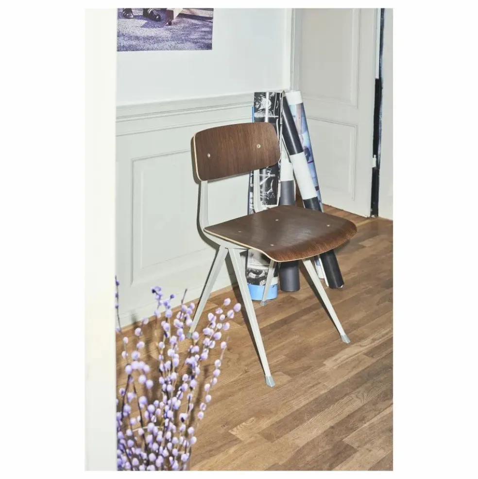 Chaise Result en chêne fumé - Réedition Friso Kramer & Wim Rietveld | Beige