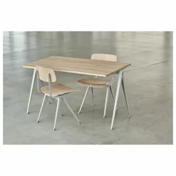 Chaise Result en chêne laqué brillant - Réedition Friso Kramer & Wim Rietveld | Beige
