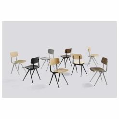 Chaise Result en chêne teinté - Réedition Friso Kramer & Wim Rietveld | Beige