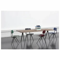 Chaise Result en chêne teinté - Réedition Friso Kramer & Wim Rietveld | Bordeaux