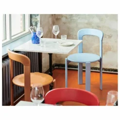 Chaise Rey en bois laqué - Bruno Rey | Orange