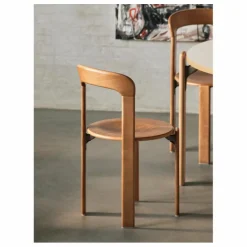 Chaise Rey en bois laqué - Bruno Rey | Orange