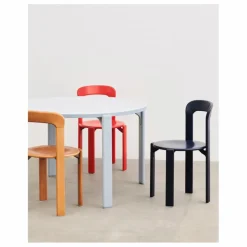Chaise Rey en bois laqué - Bruno Rey | Noir