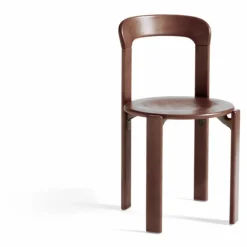 Chaise Rey en bois laqué - Bruno Rey | Marron
