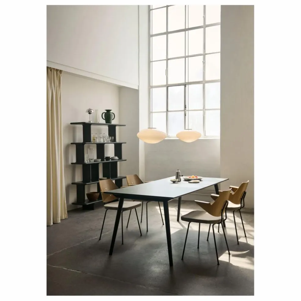 Chaise RFH RD7, Robin Day | Gris clair