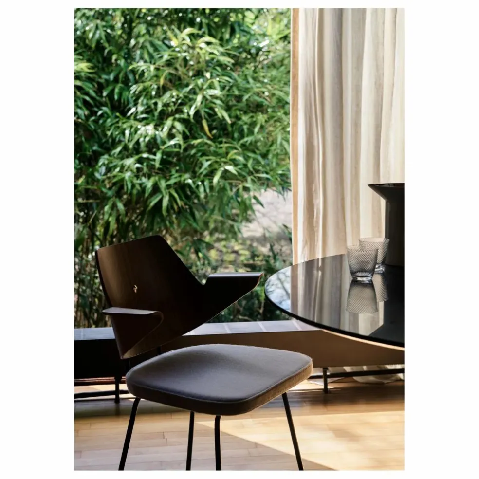 Chaise RFH RD7, Robin Day | Gris clair