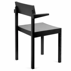 Chaise Silent avec accoudoirs - Big Game | Charbon