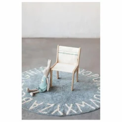 Chaise Sillita en bouleau déhoussable | Bleu pâle