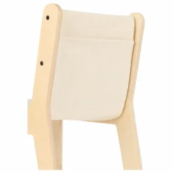 Chaise Sillita en bouleau déhoussable | Bleu pâle