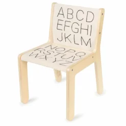 Chaise Sillita en bouleau déhoussable | Ecru