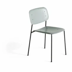 Chaise Soft edge - piètement métal | Vert amande