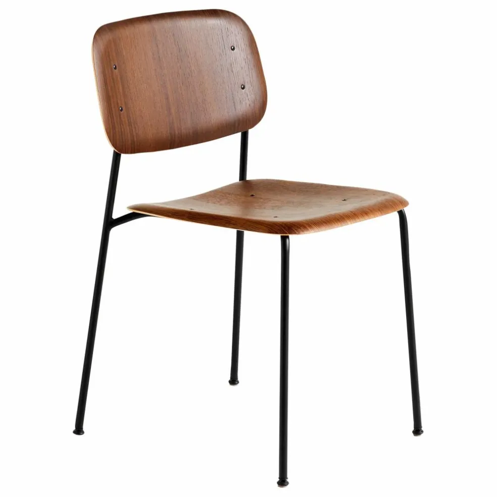 Chaise Soft edge en bois | Bois foncé