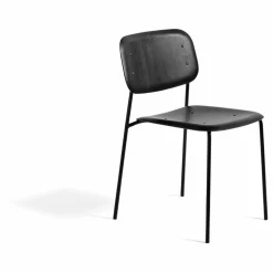 Chaise Soft edge en bois | Noir