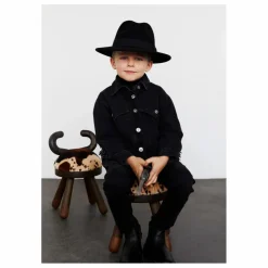 Chaise vachette en chêne et noyer par Takeshi Sawada | Bois foncé