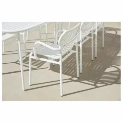 Chaise Week-end avec accoudoirs - Set de 2 | Blanc