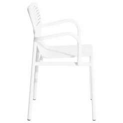 Chaise Week-end avec accoudoirs - Set de 2 | Blanc