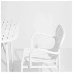 Chaise Week-end avec accoudoirs - Set de 2 | Blanc