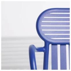 Chaise Week-end avec accoudoirs - Set de 2 | Bleu