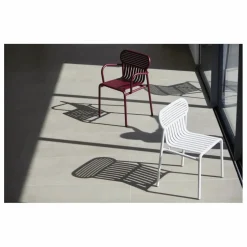 Chaise Week-end avec accoudoirs - Set de 2 | Bordeaux
