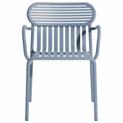 Chaise Week-end avec accoudoirs - Set de 2 | Bleu gris