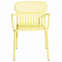 Chaise Week-end avec accoudoirs - Set de 2 | Jaune