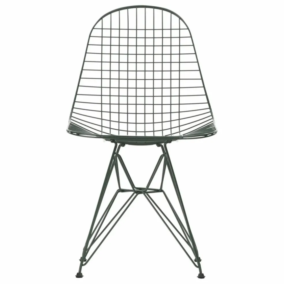 Chaise Wire DKR - Charles & Ray Eames | Vert foncé