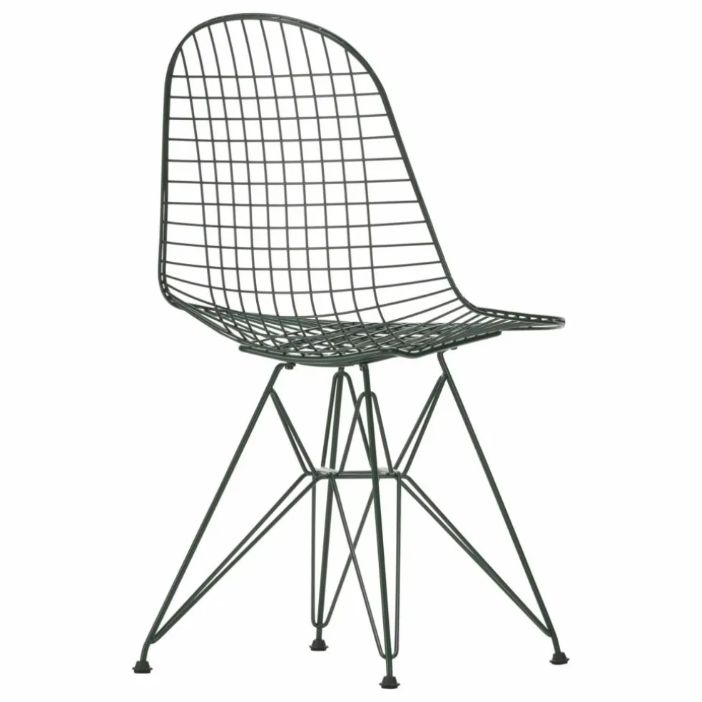 Chaise Wire DKR - Charles & Ray Eames | Vert foncé