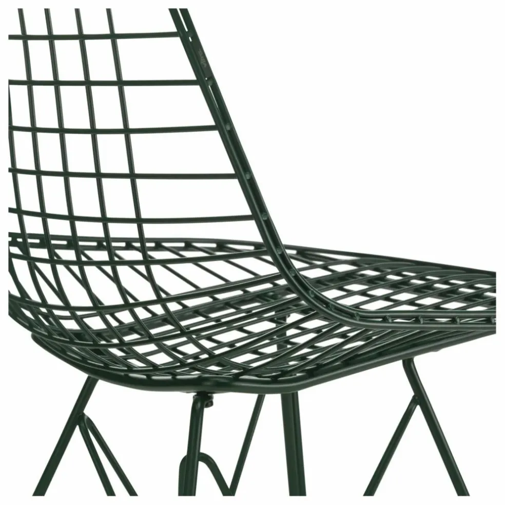 Chaise Wire DKR - Charles & Ray Eames | Vert foncé