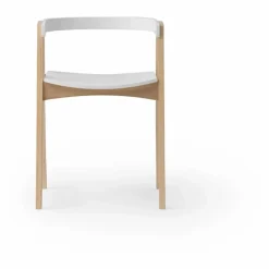 Chaise Wood réglable en hauteur | Blanc