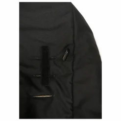 Chancelière en peau d'agneau miel Premium | Noir