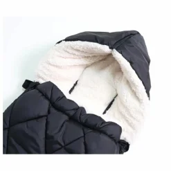 Chancelière universelle XL Too en polaire sherpa | Noir