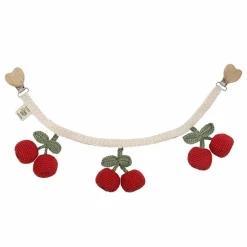 Chaîne pour poussette Cerise | Rouge