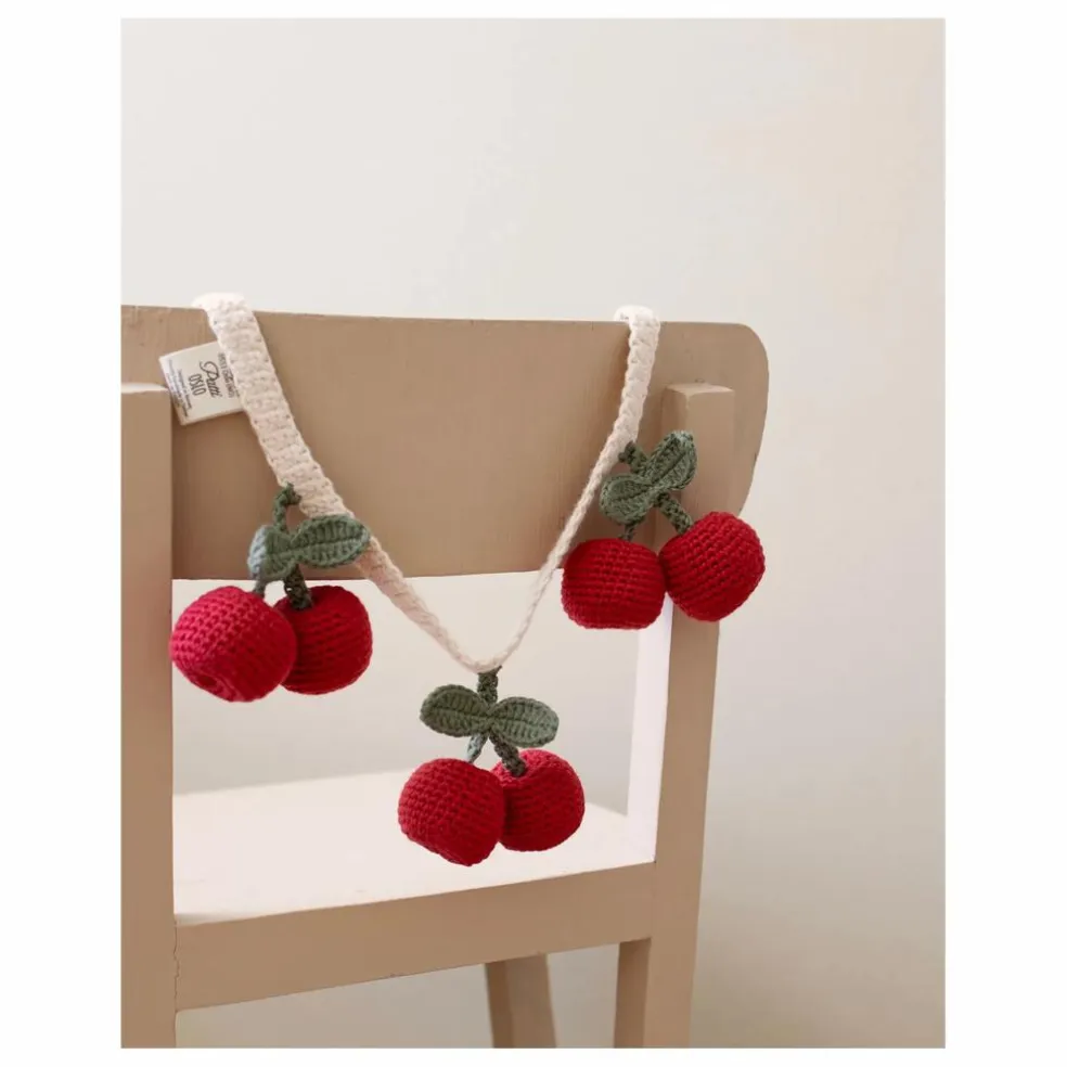 Chaîne pour poussette Cerise | Rouge