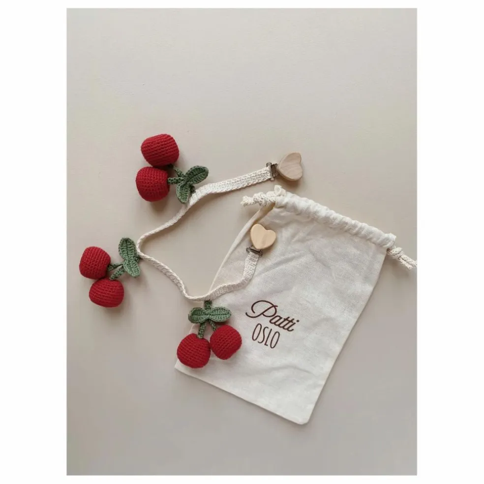 Chaîne pour poussette Cerise | Rouge