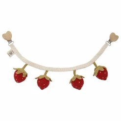 Chaîne pour poussette Fraise | Rouge