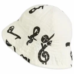 Chapeau Notes Coton Bio | Blanc