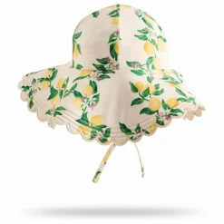 Chapeau Nuka Citrons Fibres Recyclées | Jaune pâle