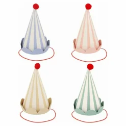 Chapeaux d'anniversaire Animal Friends - Set de 8