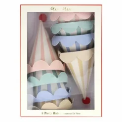 Chapeaux d'anniversaire Animal Friends - Set de 8