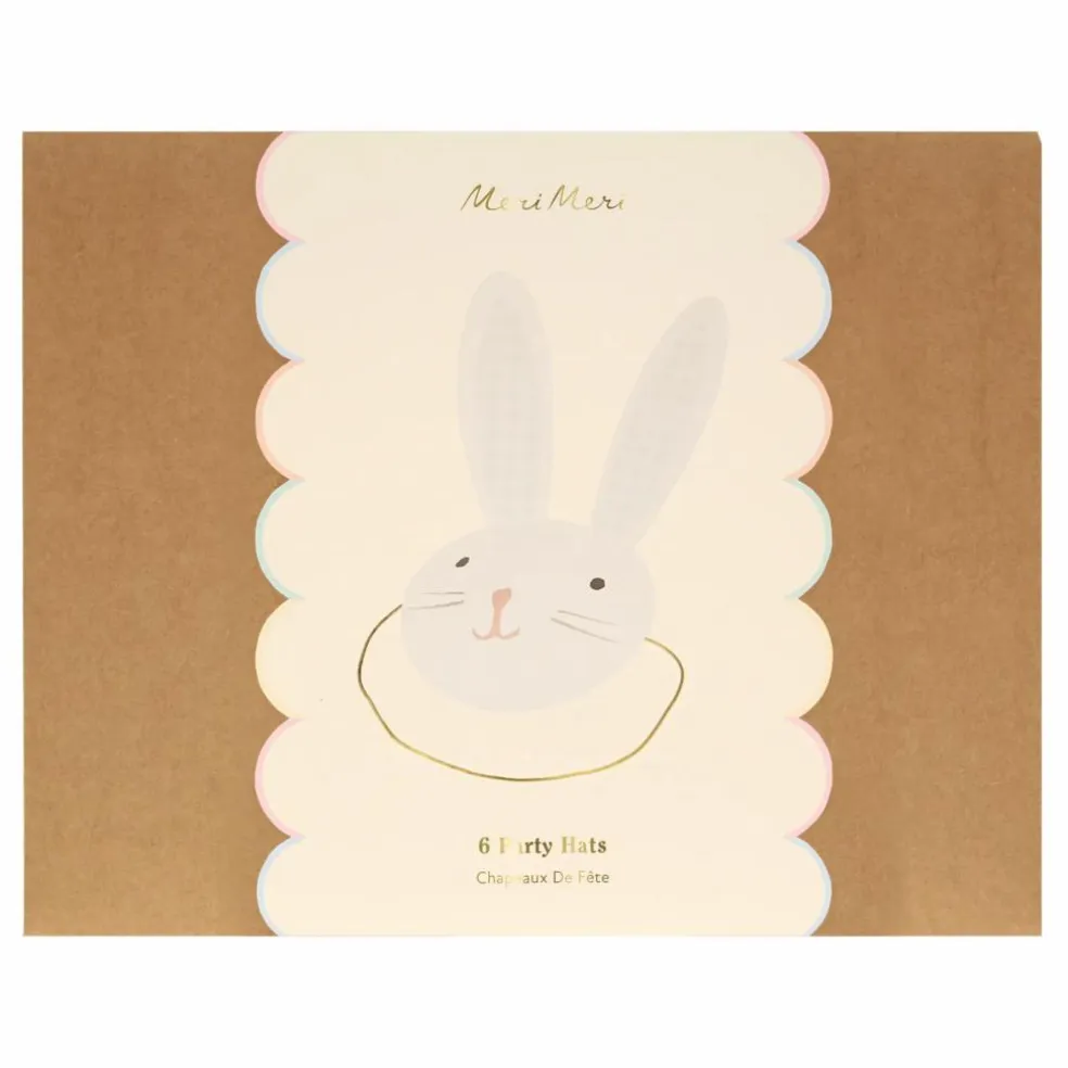 Chapeaux de fête Lapin - Set de 6