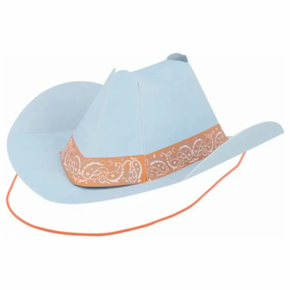 Chapeaux de fête Western - Set de 8