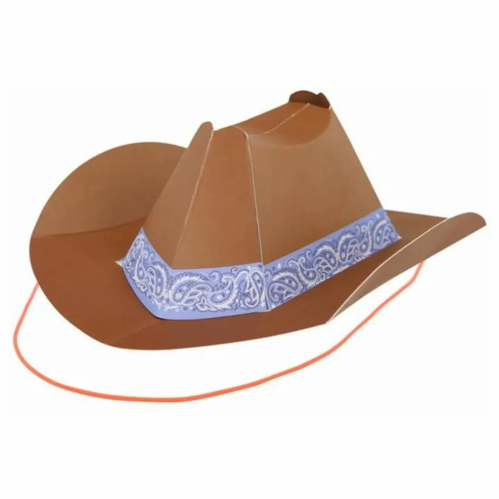 Chapeaux de fête Western - Set de 8